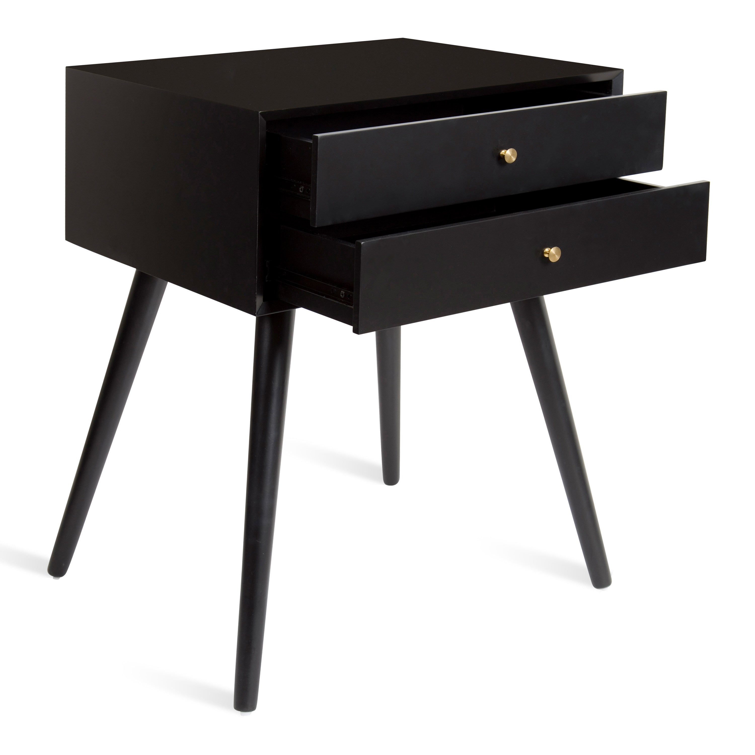 Finco Side Table with 2 Drawers