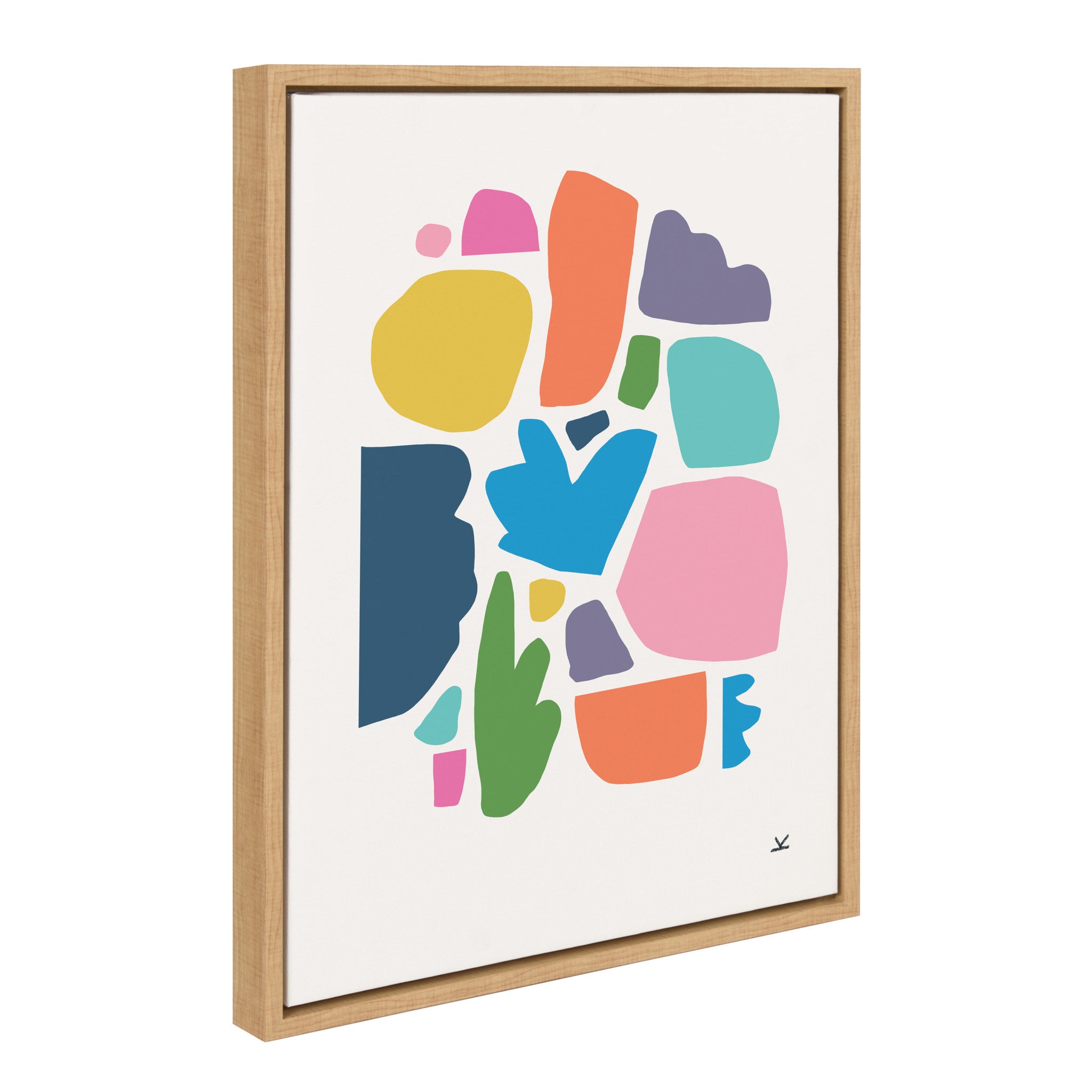 Sylvie Summer Love Songs Framed Canvas by Kelly Knaga