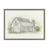 Sylvie Barn 2 Framed Canvas by Patricia Shaw