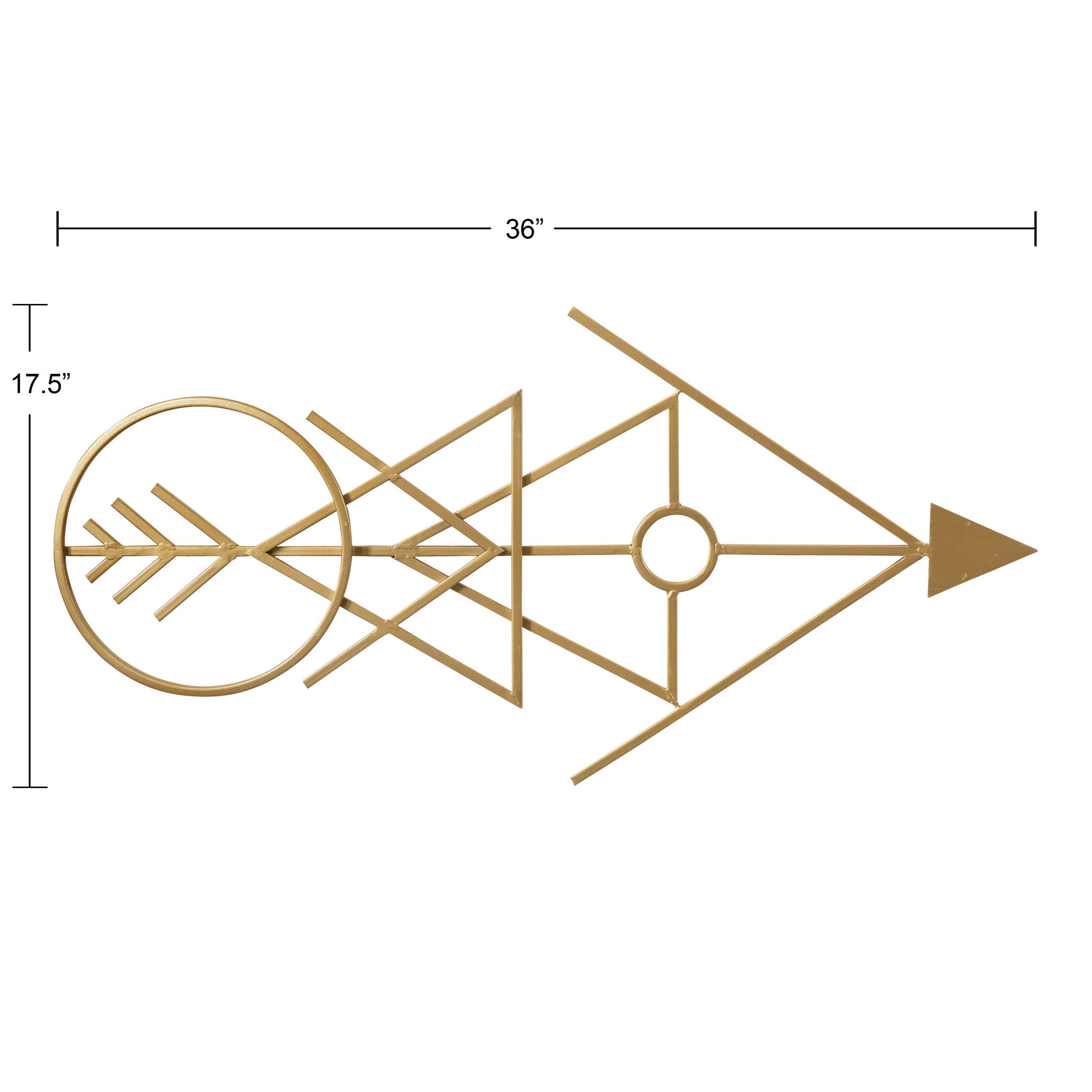 Benta Metal Arrow Wall Art