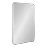 Zayda Radius Rectangle Framed Wall Mirror