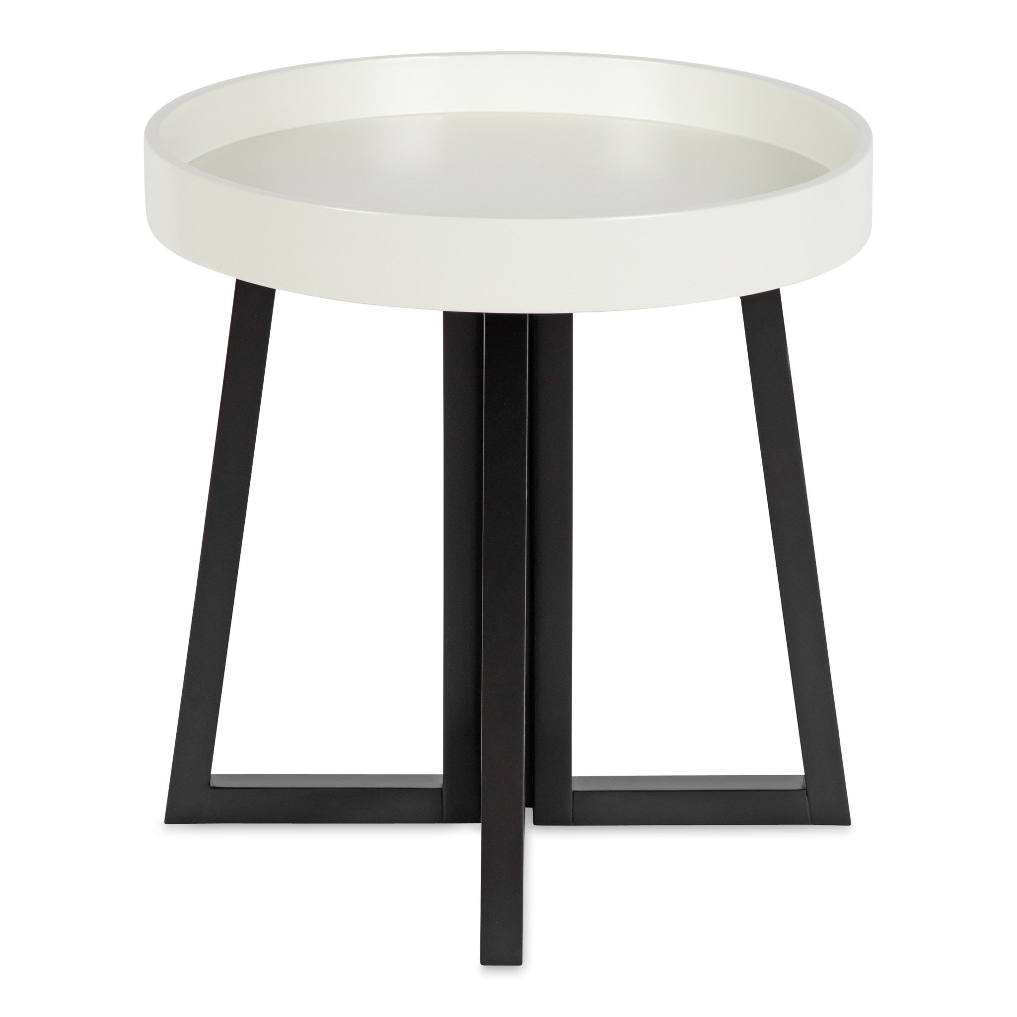 Avery Round Wood Side Table