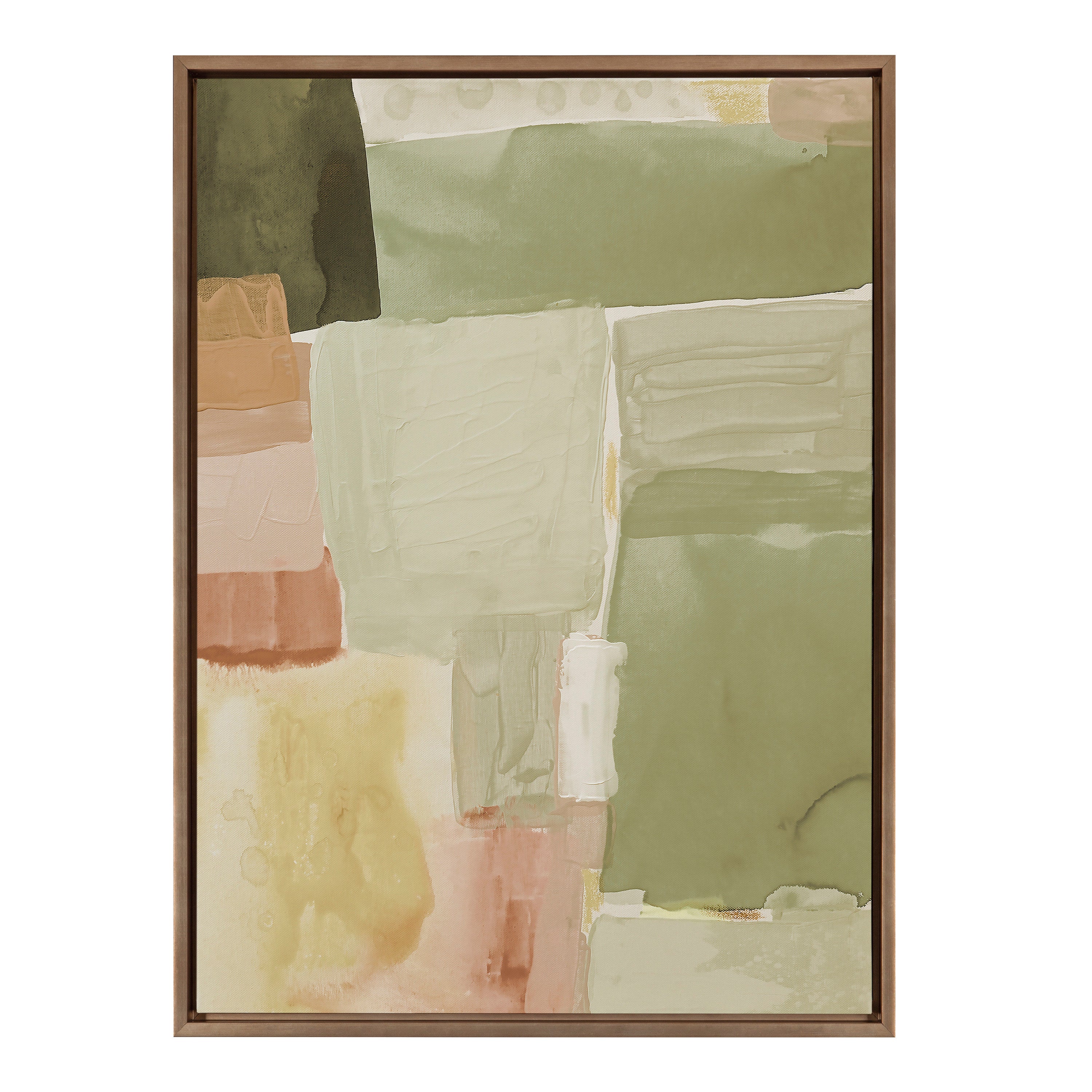 Sylvie United Colors III Framed Canvas by Amy Lighthall