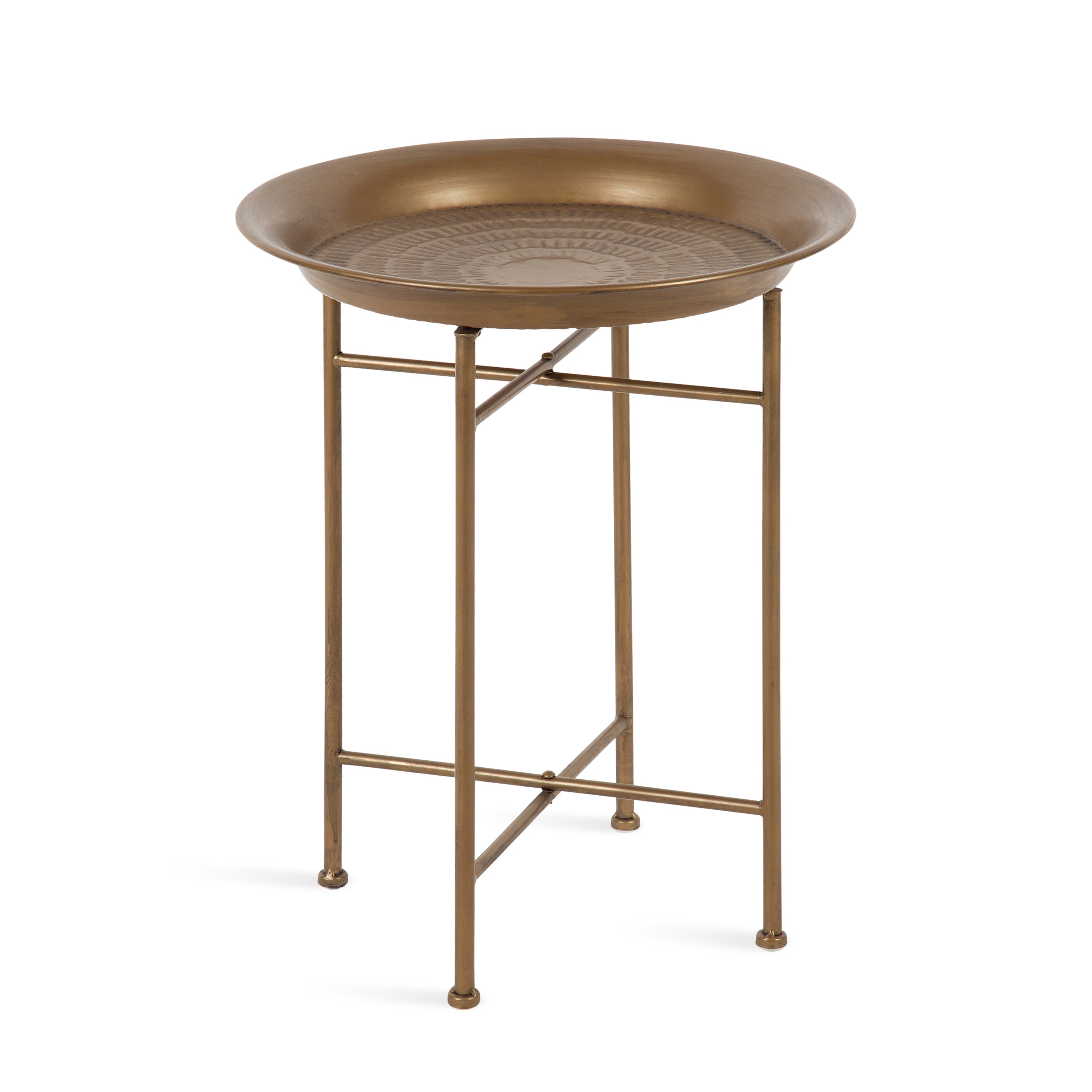 Mahdavi Round Metal Accent Table