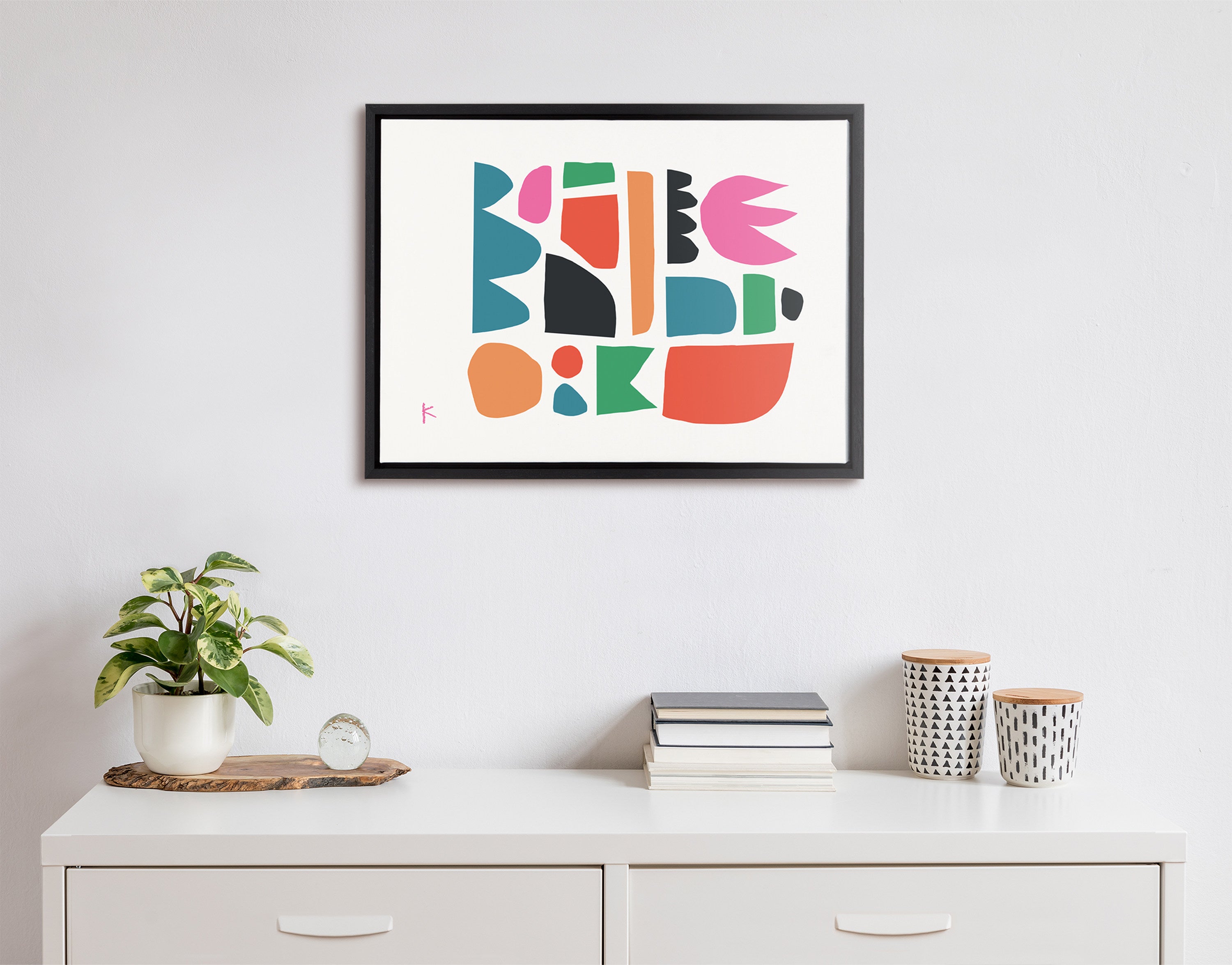 Sylvie Spring Framed Canvas by Kelly Knaga