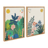 Sylvie Zen Garden 1 and 2 Framed Canvas Art Set by Kelly Knaga