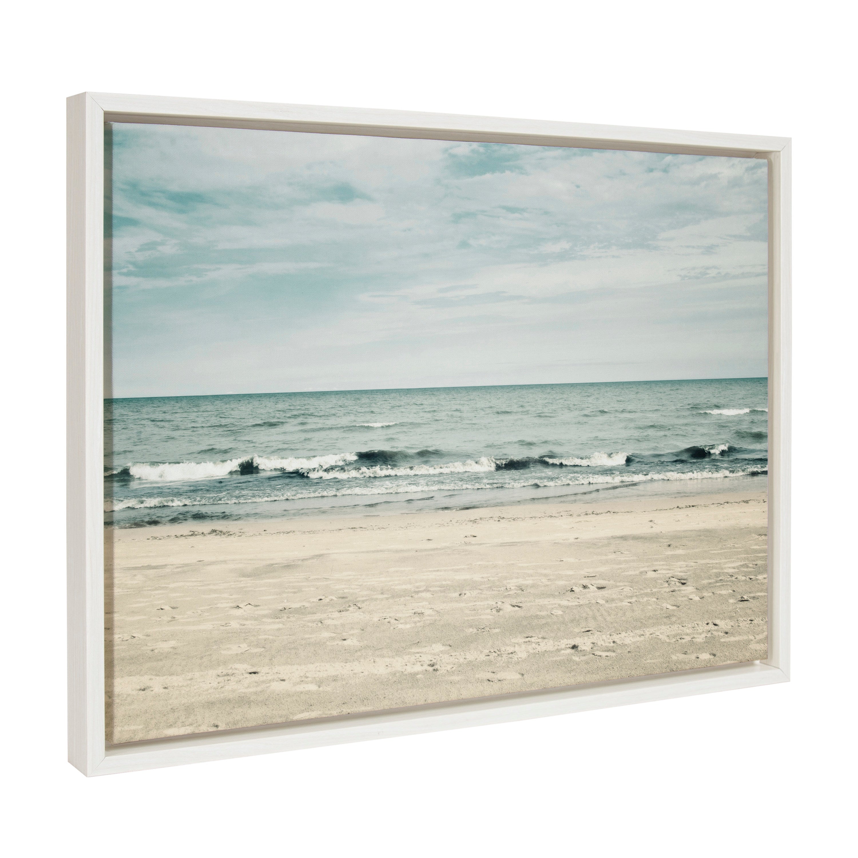 Sylvie Beach 2 Framed Canvas by Emiko and Mark Franzen of F2Images