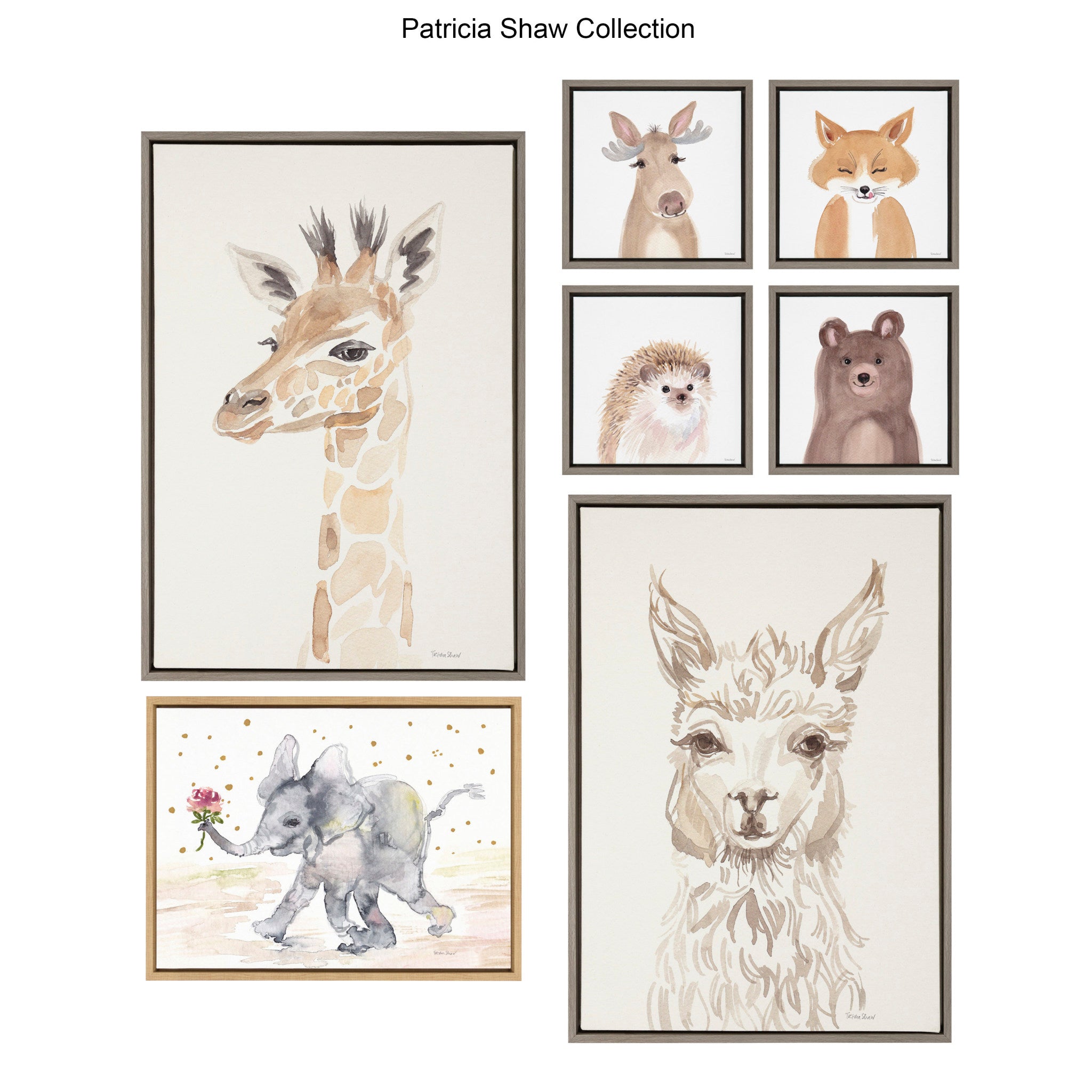 Sylvie Positano Inspired Framed Canvas Set by Patricia Shaw