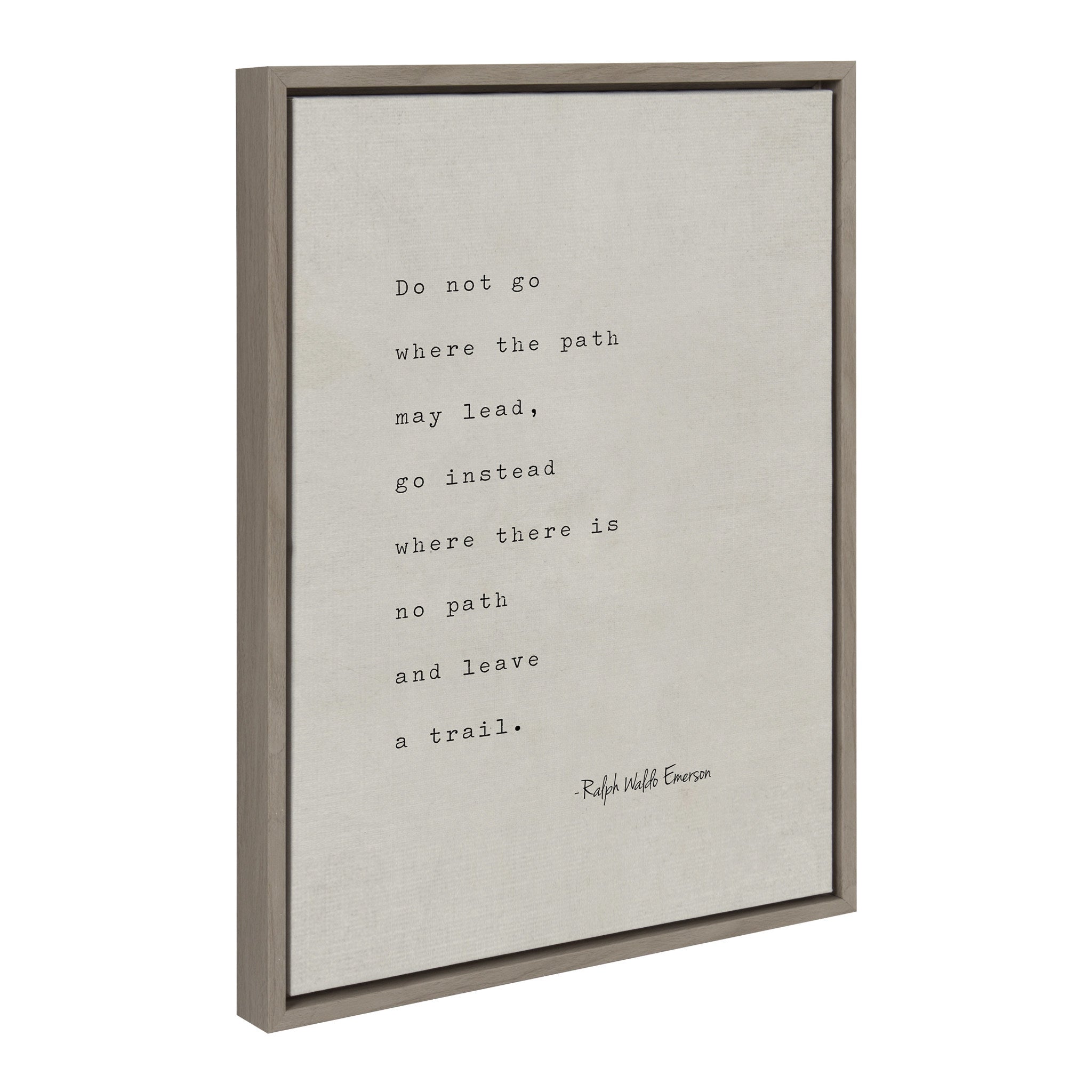 Sylvie Emerson Quote Framed Canvas by Shawn St.Peter - Saint and Sailor Studios