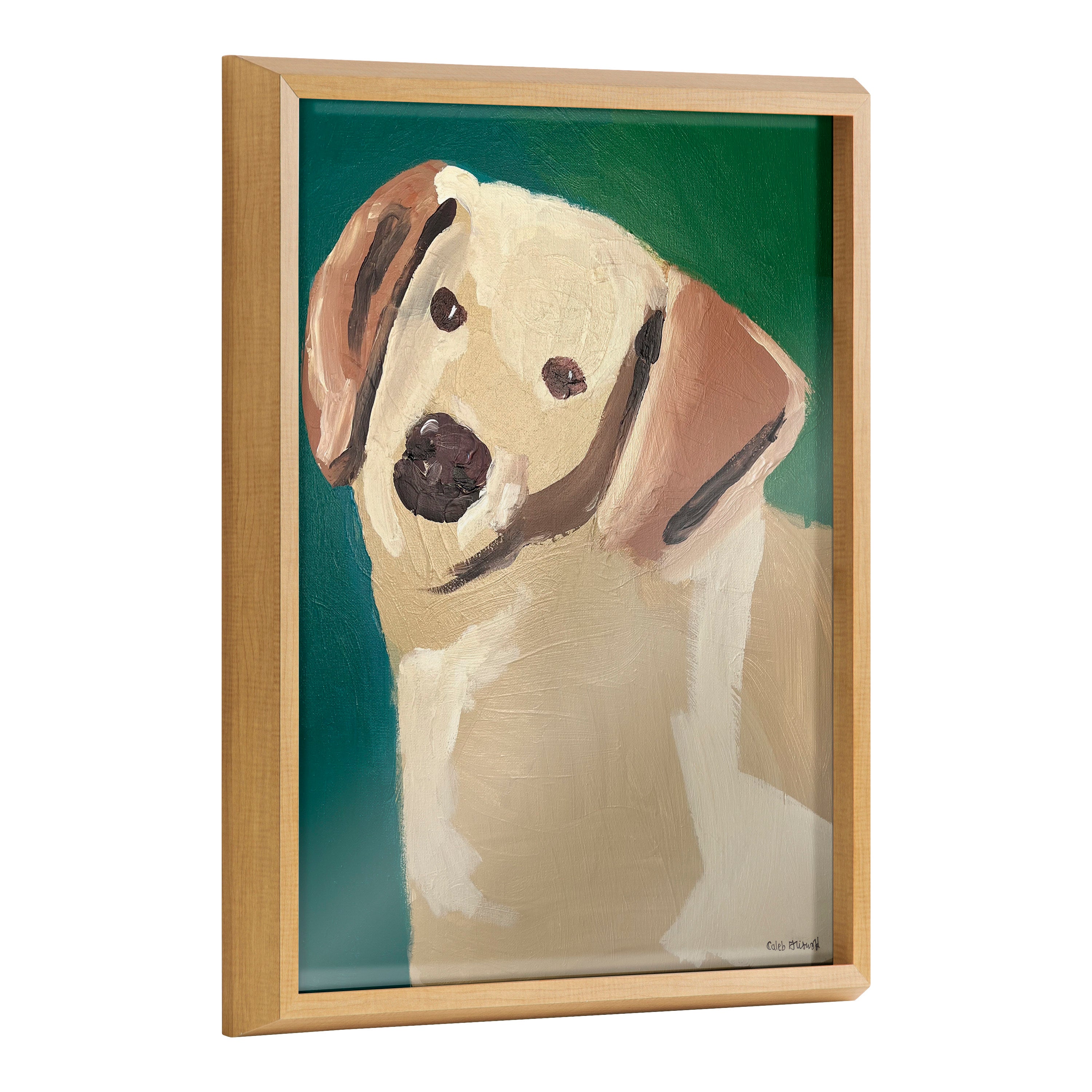 Blake Lily Framed Printed Glass by Caleb Griswold