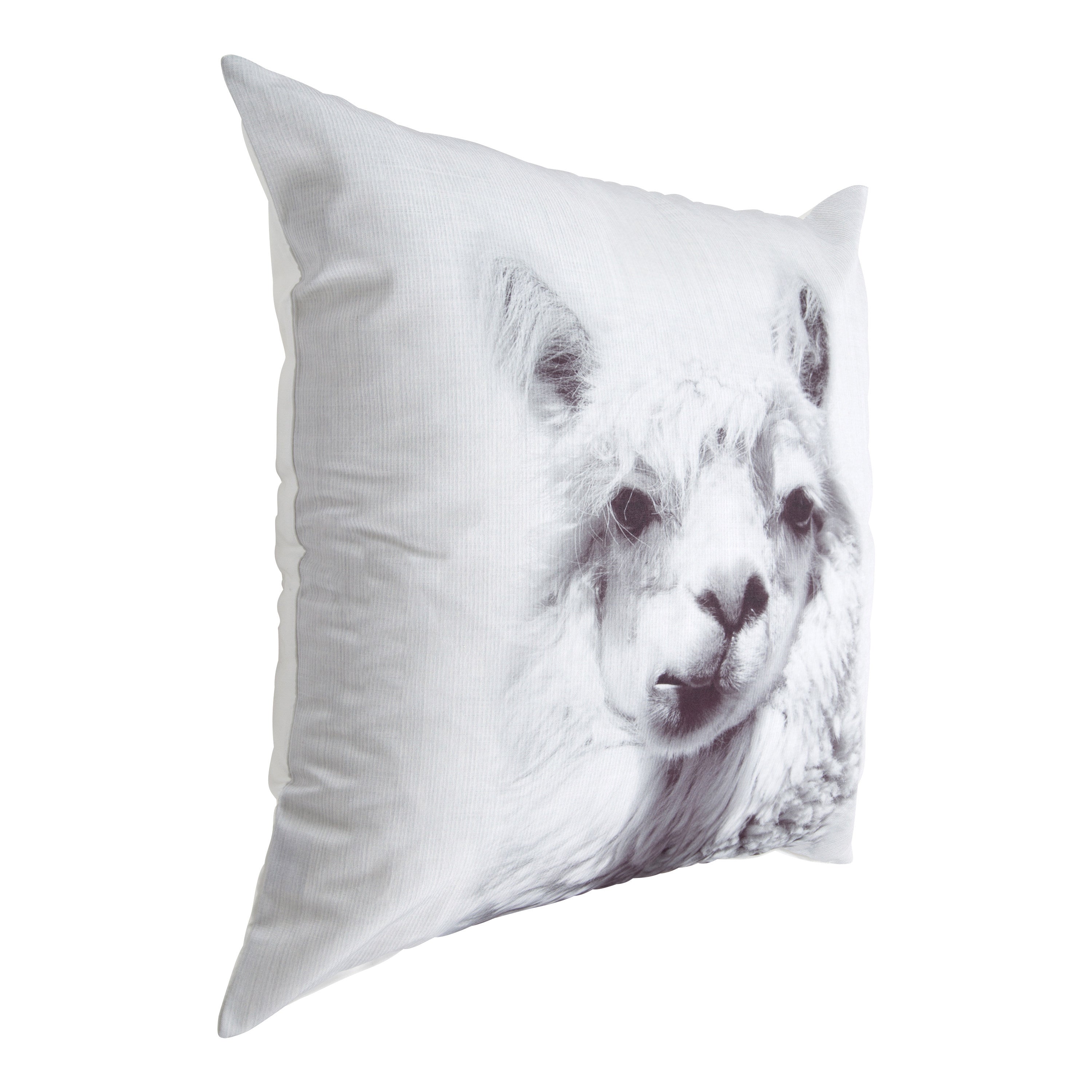 Como Alpaca Print Throw Pillow Cover
