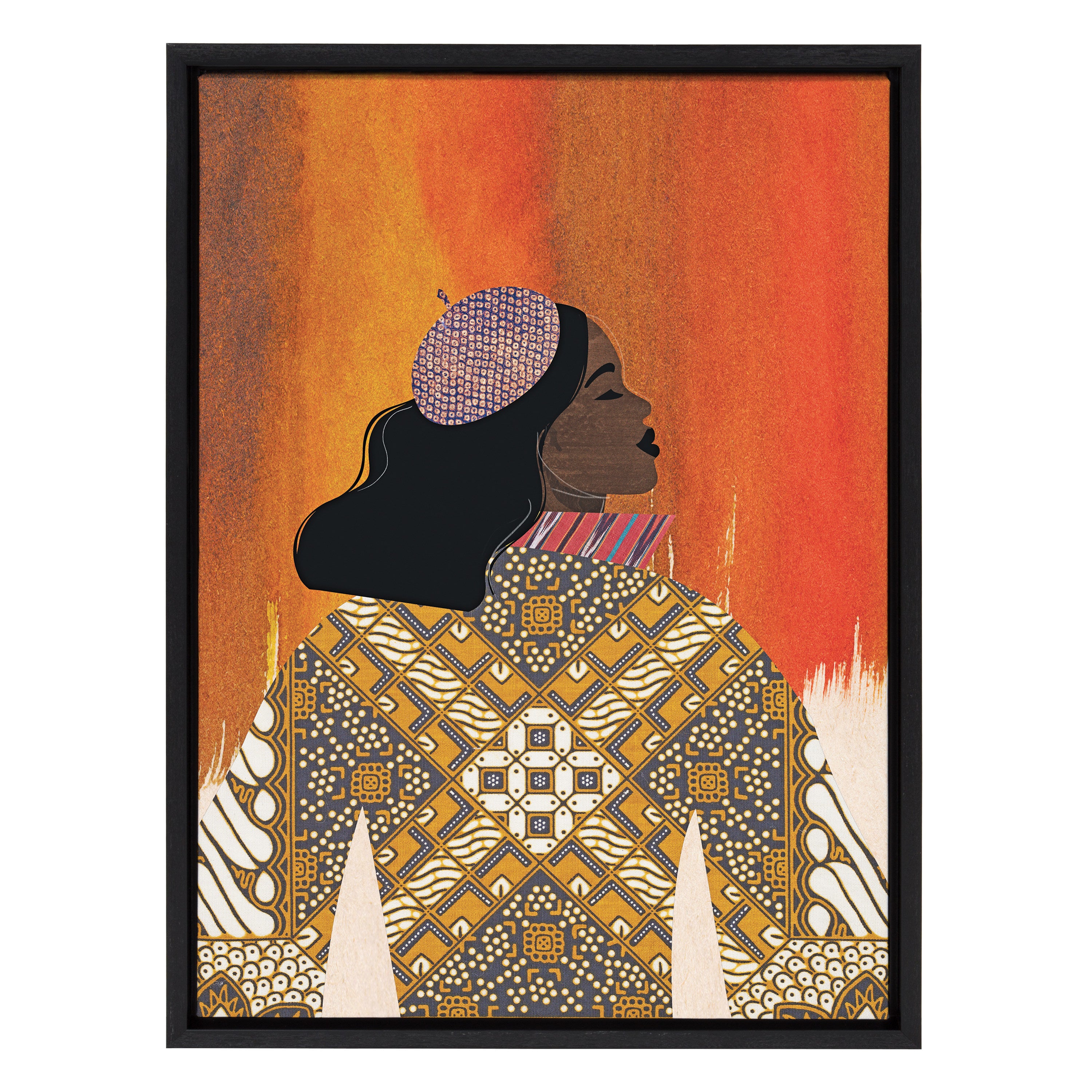 Sylvie Girlie Girl Framed Canvas by Nikki Chu