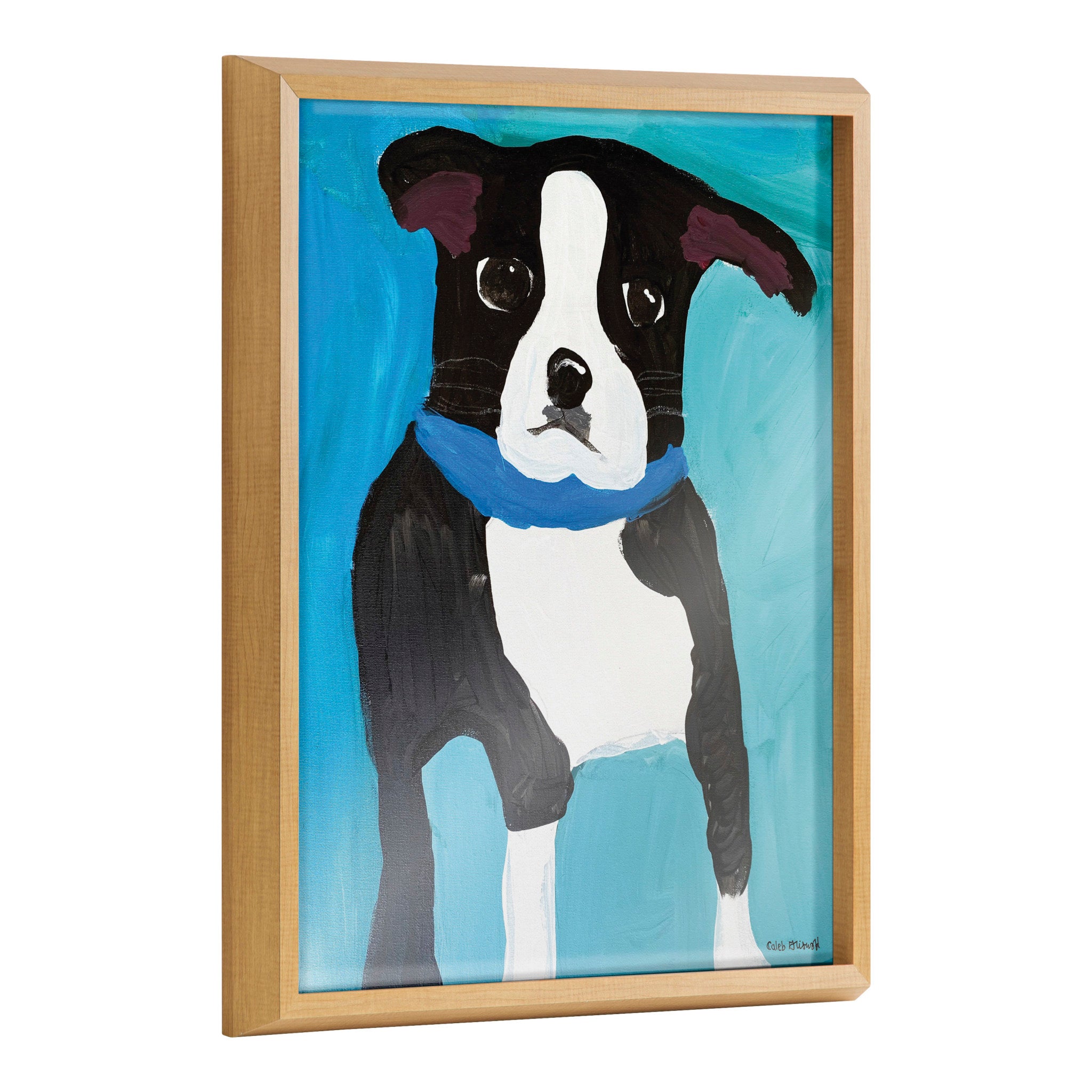 Blake Bixby Framed Printed Glass by Caleb Griswold