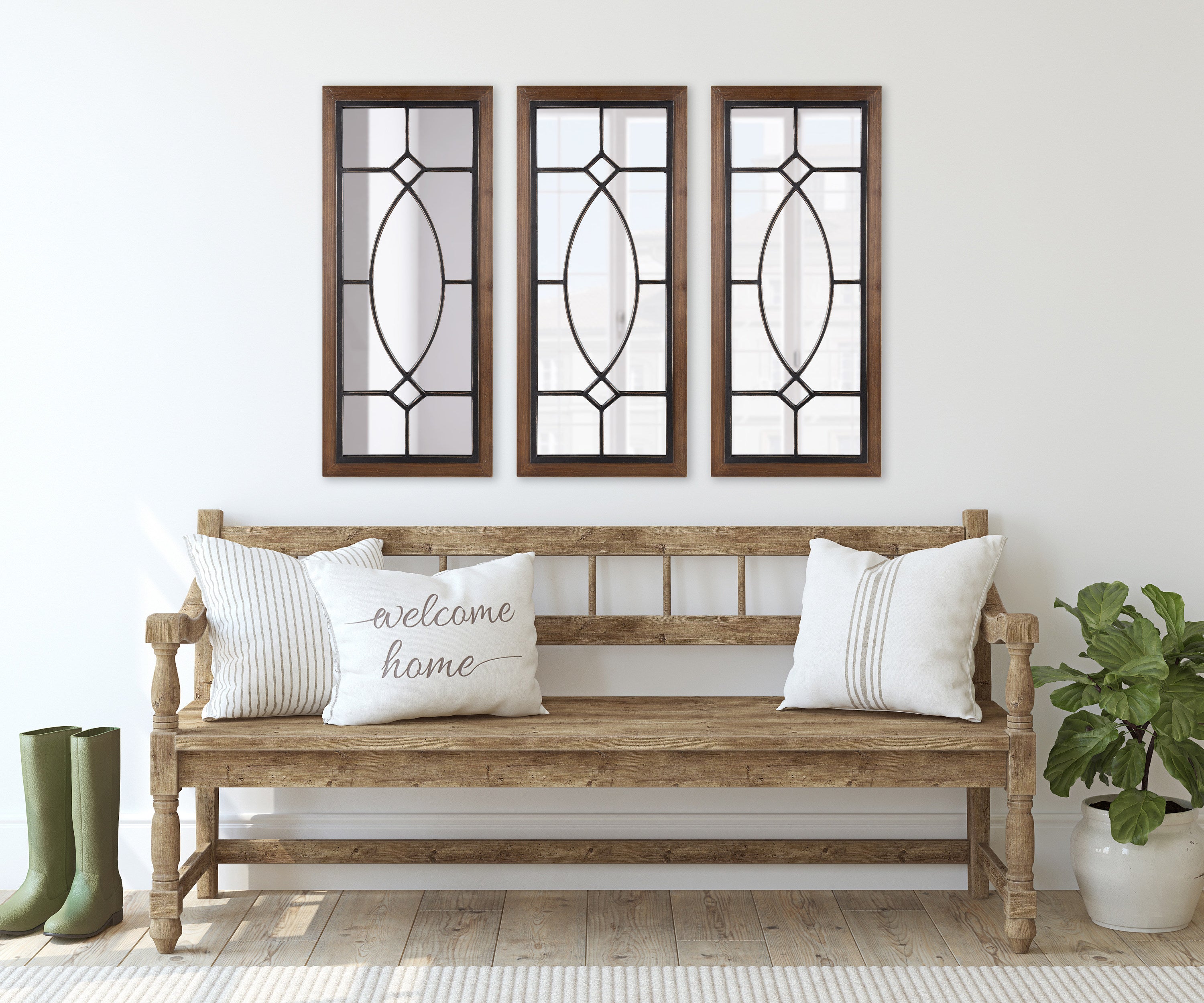 Bakersfield Wood Framed Mirror