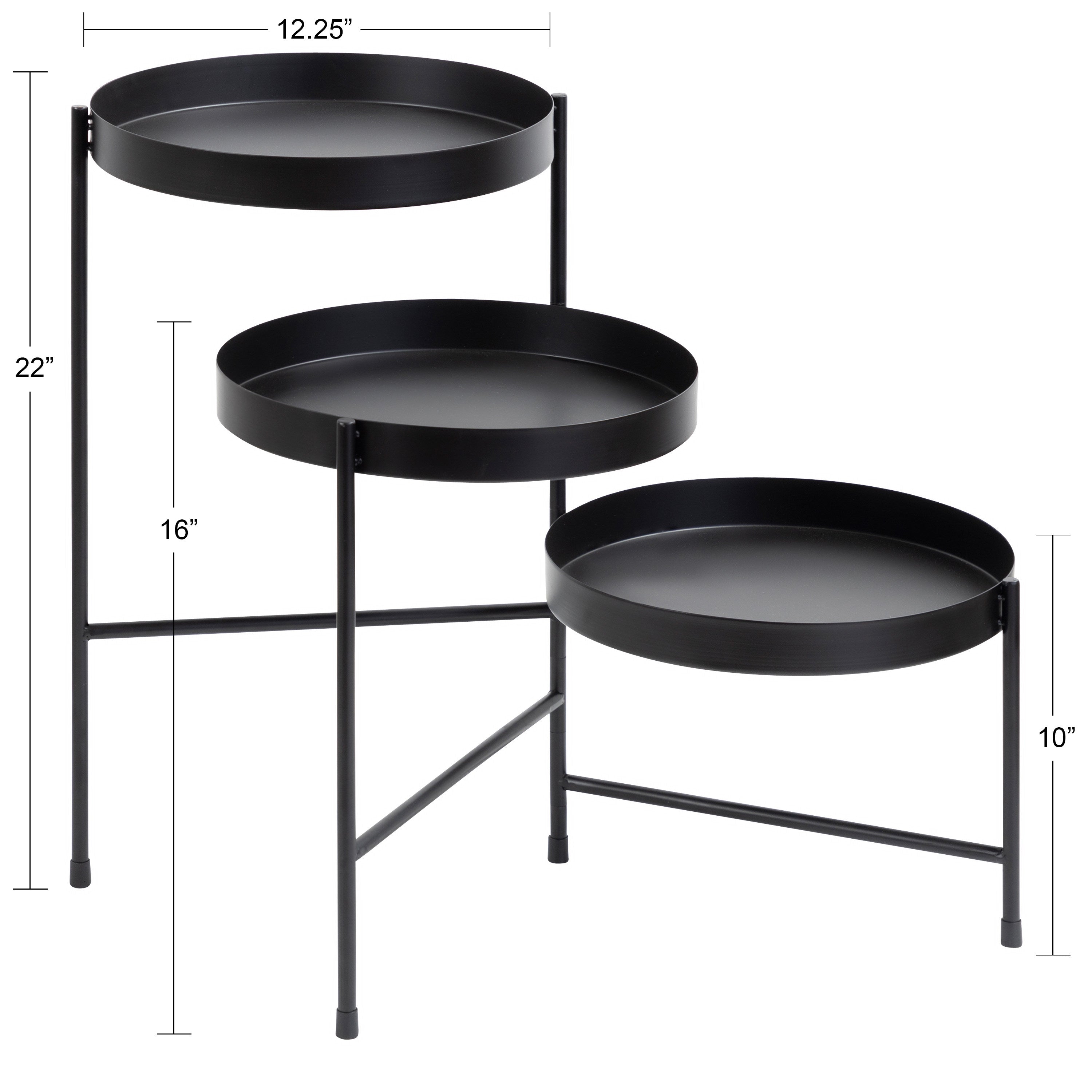 Finn Tiered Metal Plant Stand