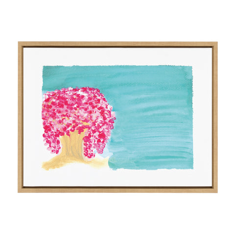 Sylvie MP Cheryl Blossom Framed Canvas by Mentoring Positives