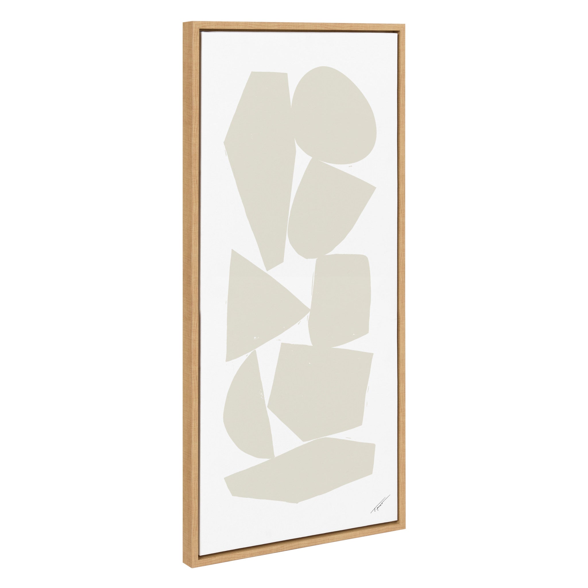 Sylvie Constructed III Framed Canvas by Statement Goods