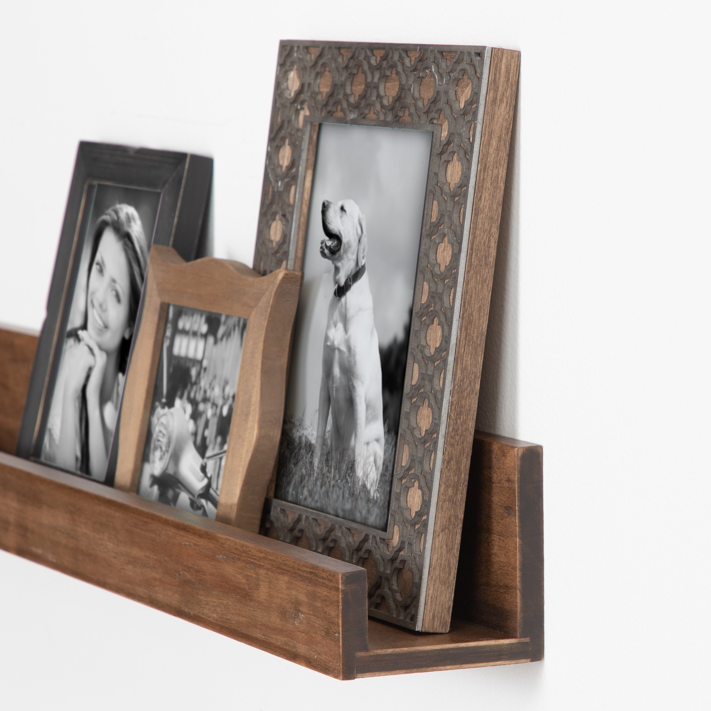 Levie Wood Picture Ledge Wall Shelf