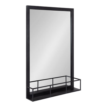 Jackson Metal Frame Mirror with Shelf