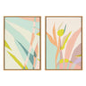 Sylvie Delight in the Moment 3 and 4 Framed Canvas by Alicia Schultz