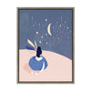 Sylvie Moon Catcher 01 Framed Canvas by Dominique Vari