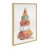 Sylvie Pumpkin Topiary Framed Canvas by Patricia Shaw