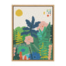 Sylvie Zen Garden 1 Framed Canvas by Kelly Knaga