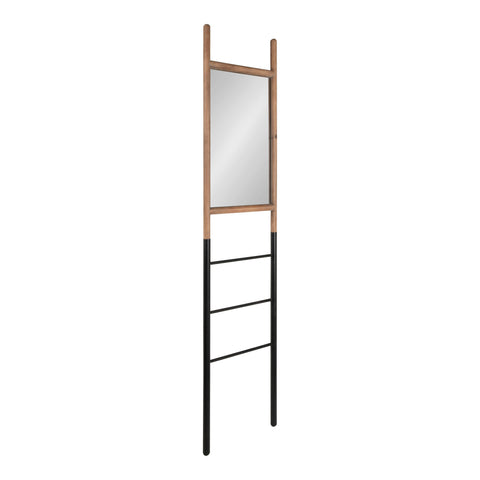 Trygg Rustic Leaning Ladder Mirror