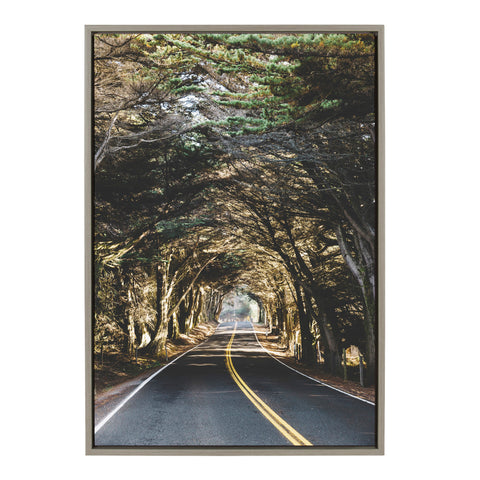 Sylvie Road Tripping Framed Canvas by Patricia Hasz of Patricia Rae Photography