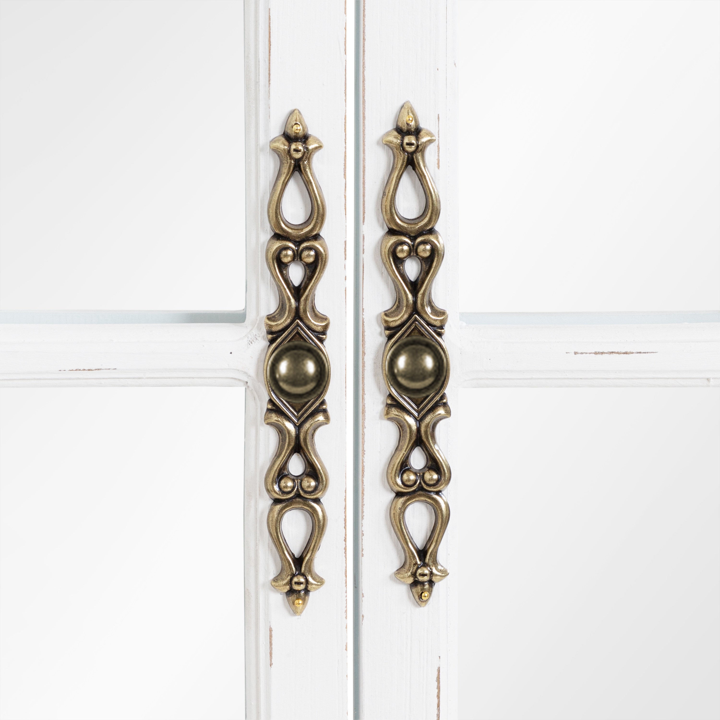 Boldmere Wood Windowpane Arch Mirror