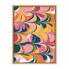 Sylvie Colorful Swirls Framed Canvas by Apricot and Birch