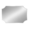 Reign Frameless Rectangle Scalloped Beveled Mirror