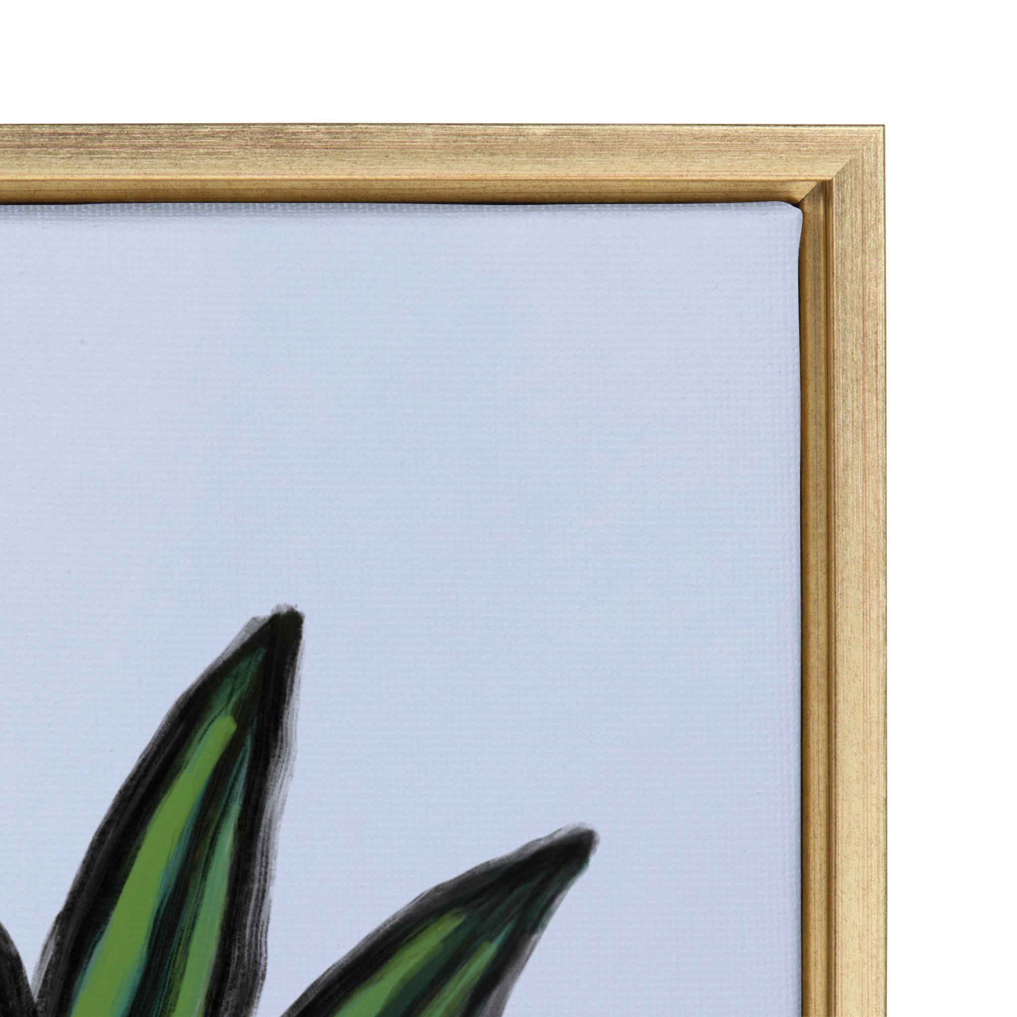 Sylvie Leopard Hat Framed Canvas by Kendra Dandy of Bouffants and Broken Hearts
