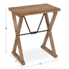 Travere Wood and Metal Side Table