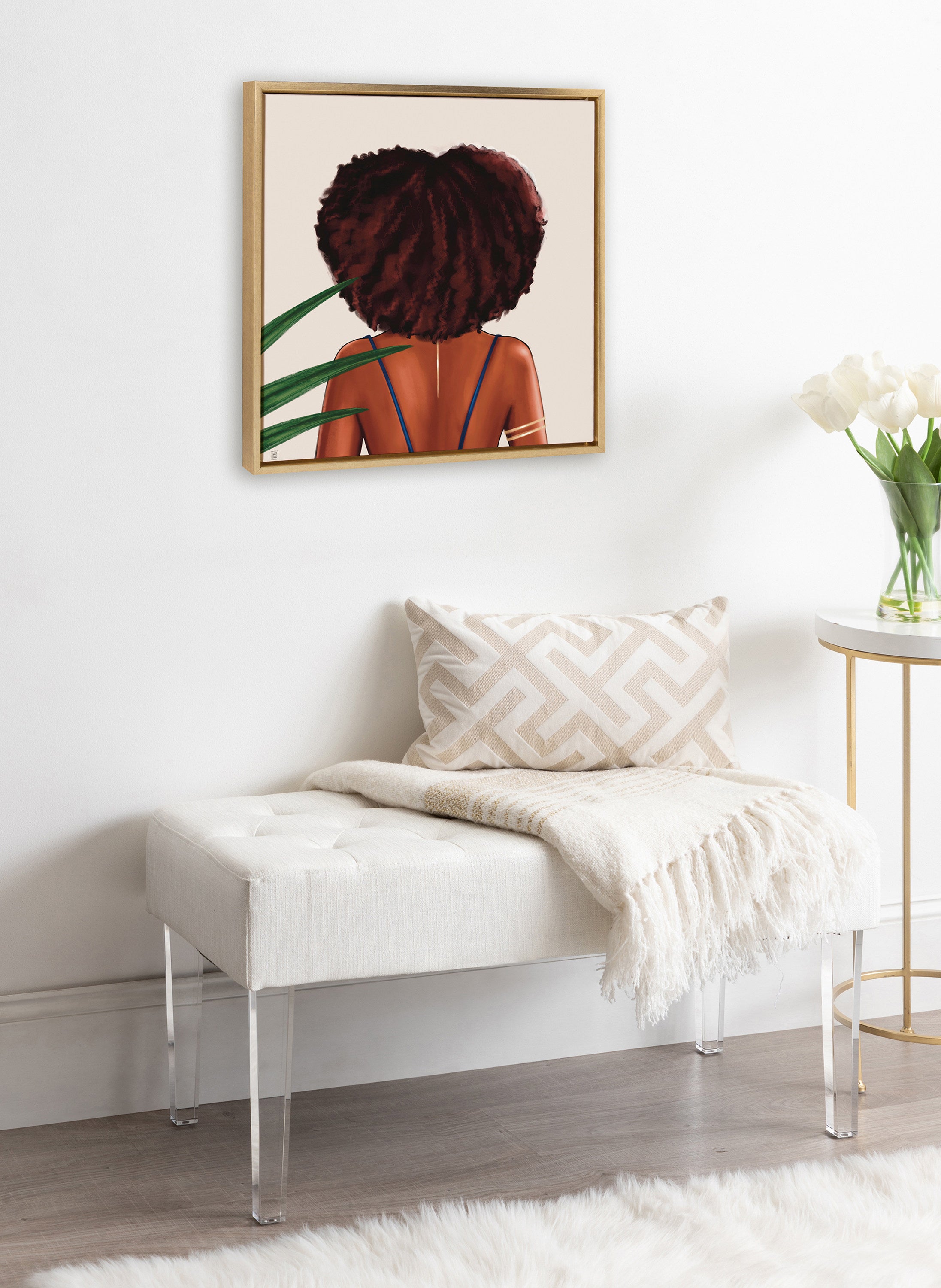 Sylvie Whatever You Want Framed Canvas by Mary Joak