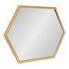 Laverty Framed Hexagon Wall Mirror