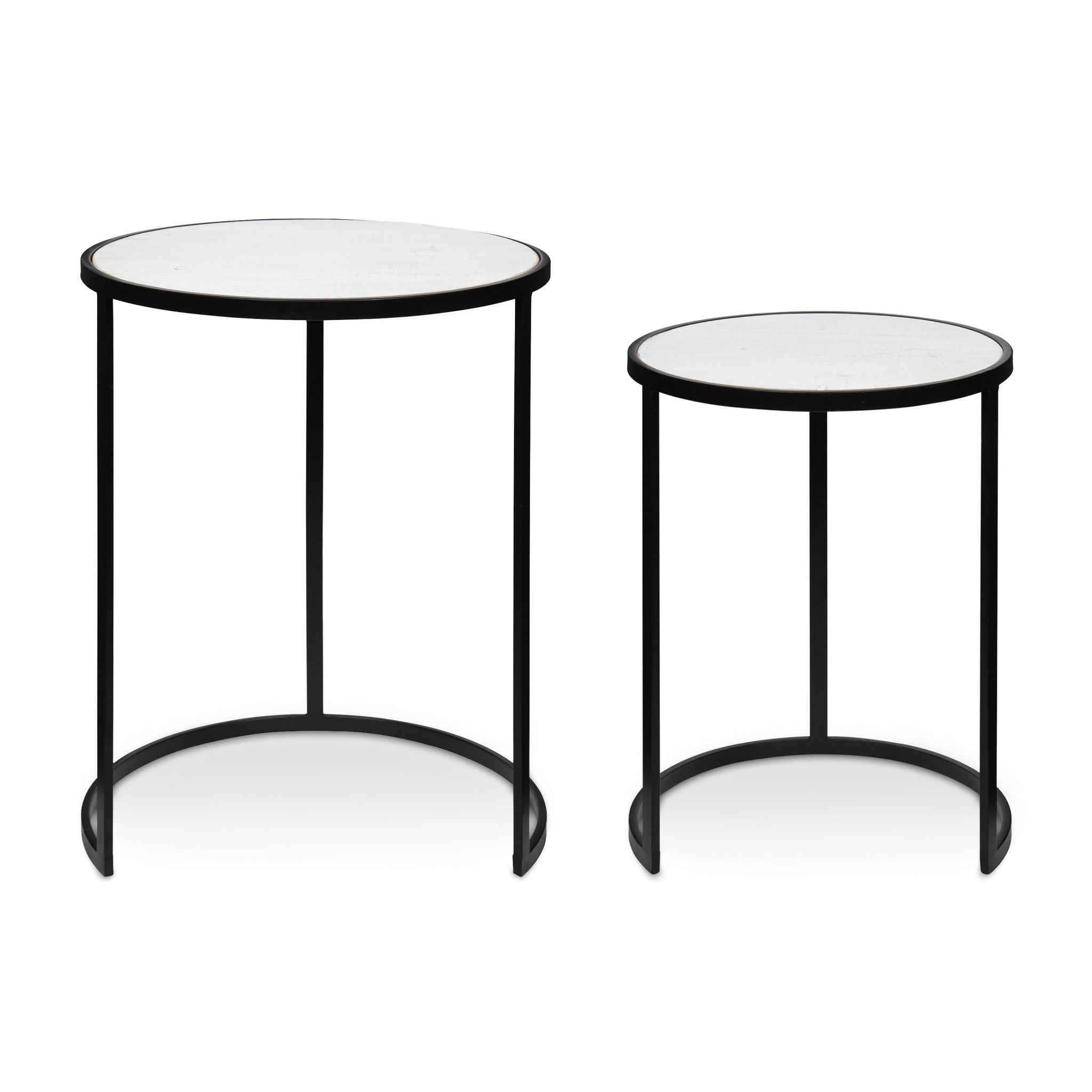 Gracen Metal and Wood Nesting Tables