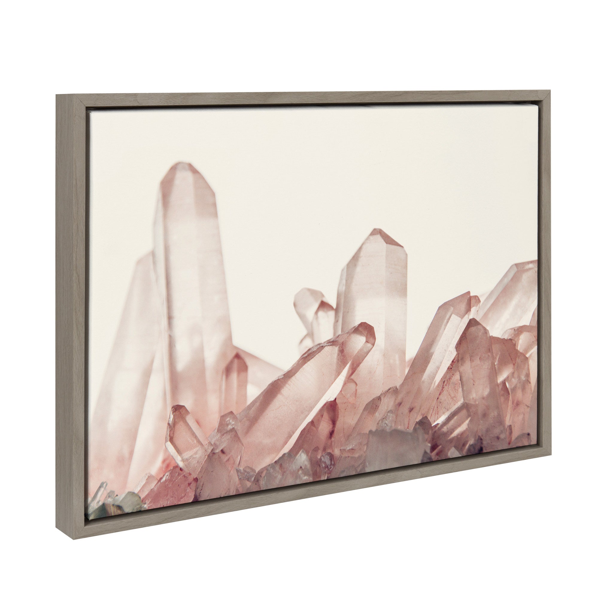 Sylvie Pink Quartz Framed Canvas by Emiko and Mark Franzen of F2Images