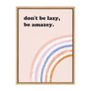 Sylvie Be Amazey Framed Canvas by Duchess Plum