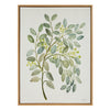 Sylvie Pale Leaves Framed Canvas by Patricia Shaw