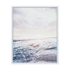 Sylvie Waves on the Beach Framed Canvas by Simon Te Tai