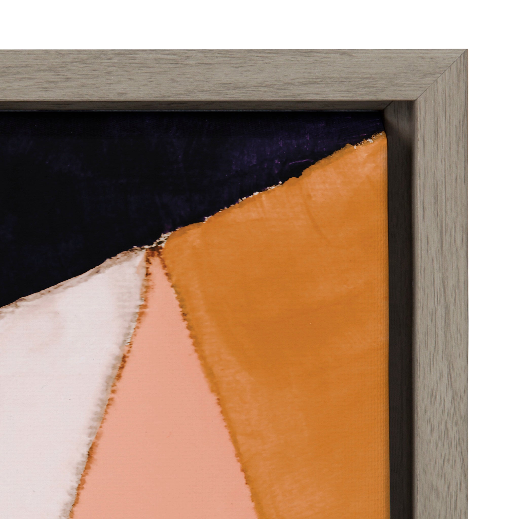 Sylvie Geo Abstract Framed Canvas by Amy Lighthall