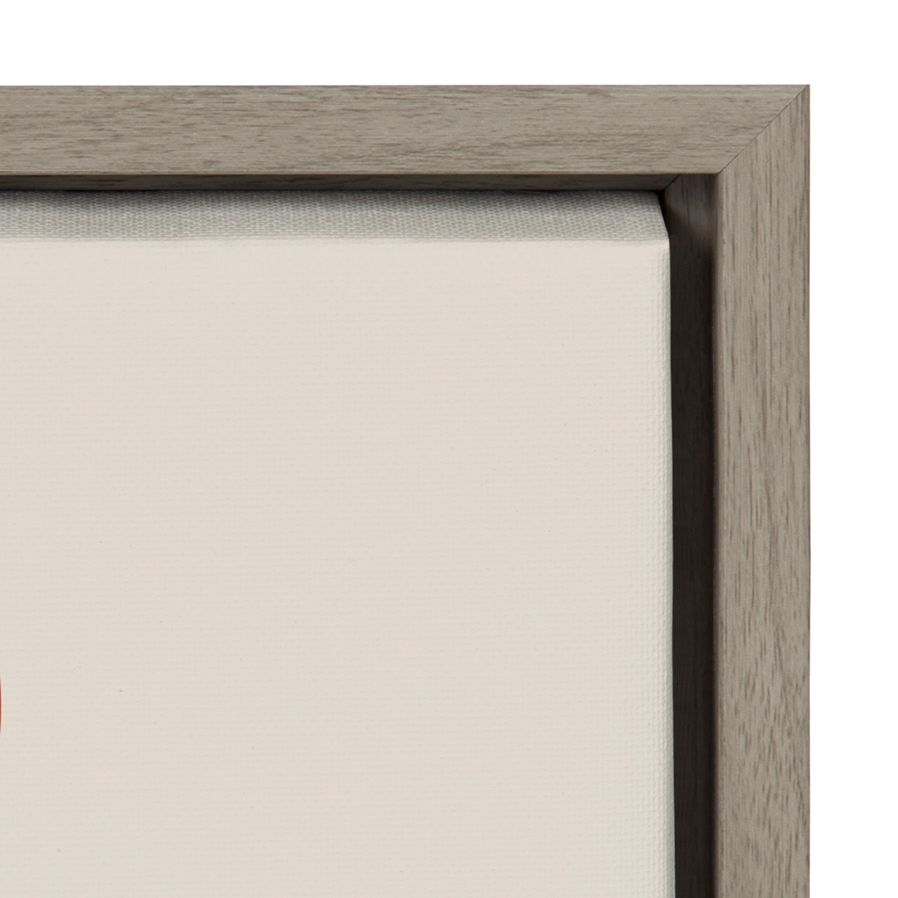 Sylvie Mid Century Modern Mountains Blue Framed Canvas Set by Rachel Lee of My Dream Wall