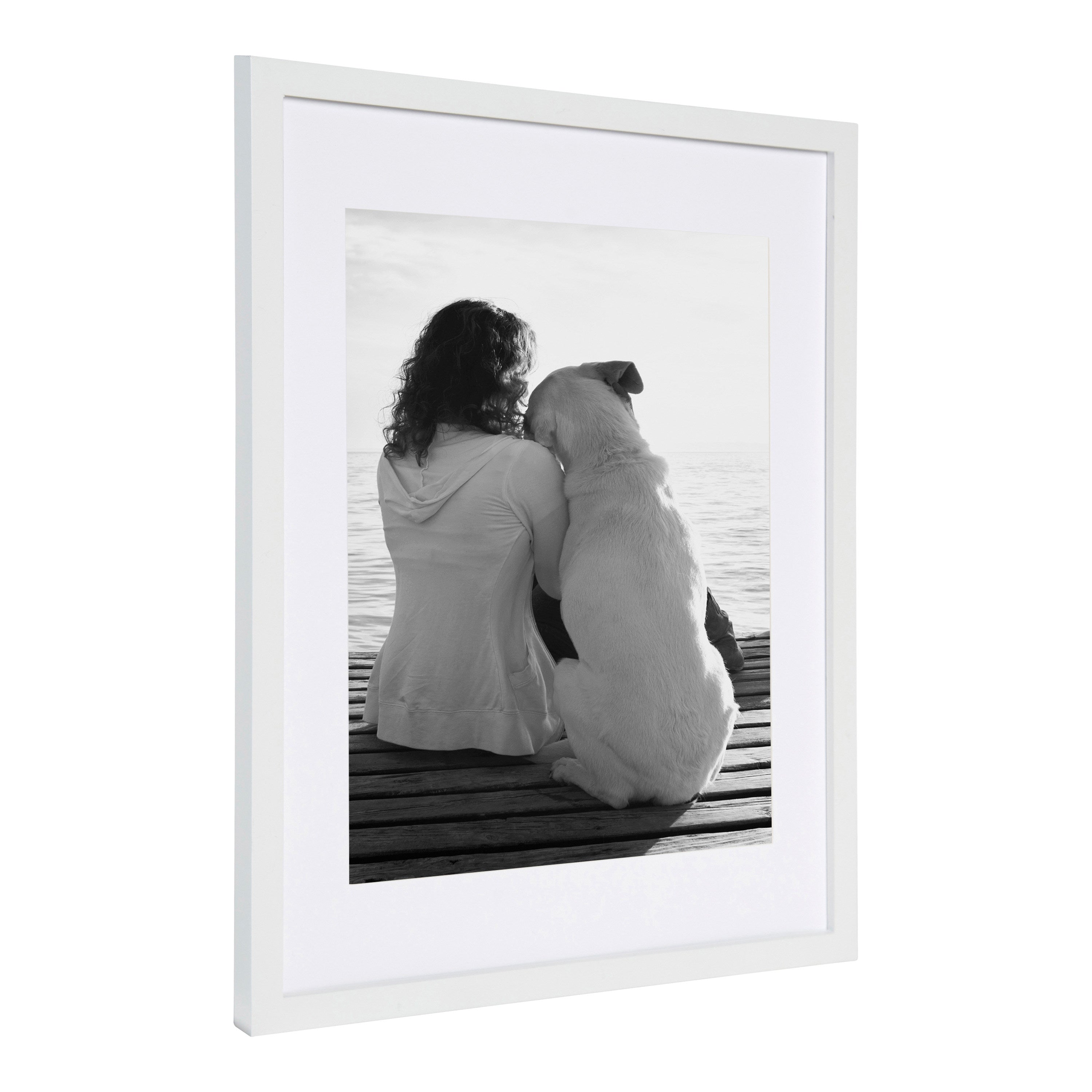 DesignOvation Gallery Wood Picture Frame Set of 4 8