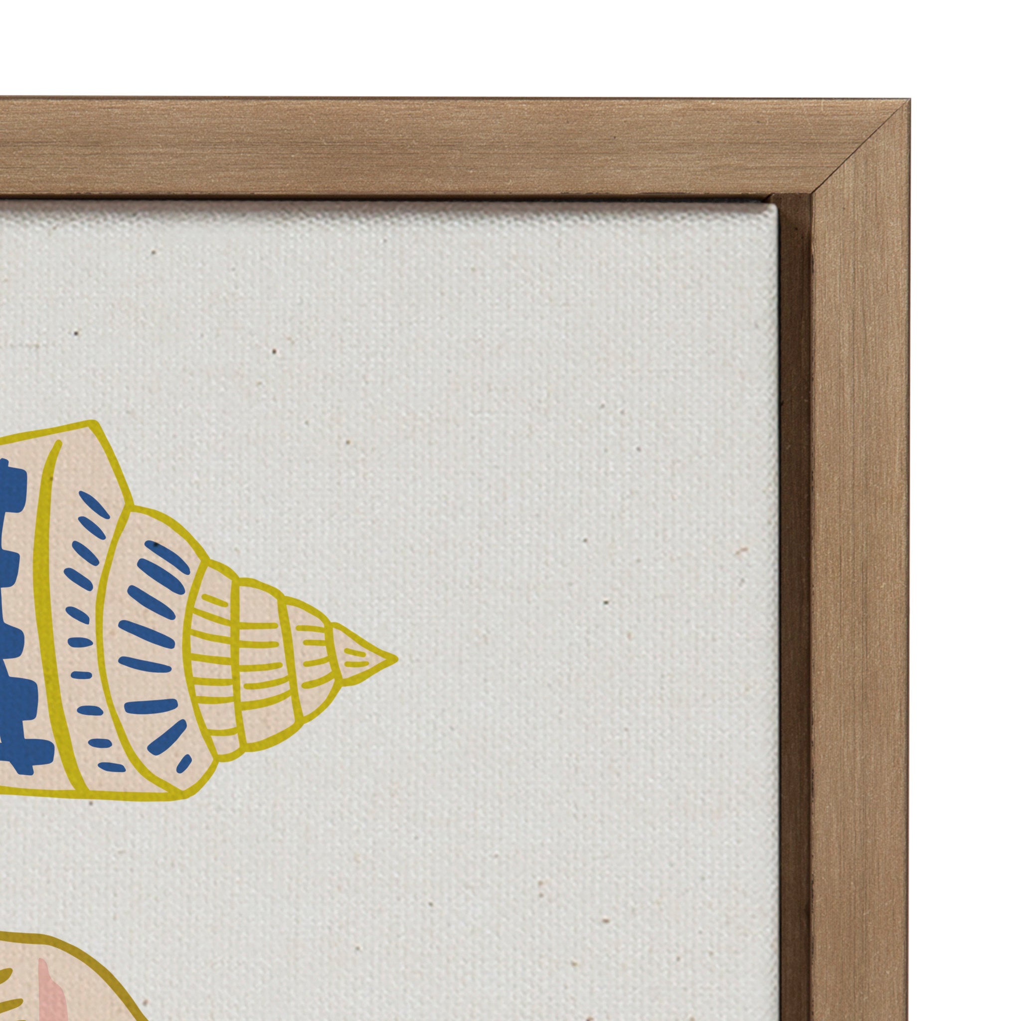 Sylvie Ocean Treasures Framed Canvas by Alicia Schultz