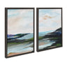 Sylvie Lake Huron l and II Framed Canvas Art Set by Nikita Jariwala
