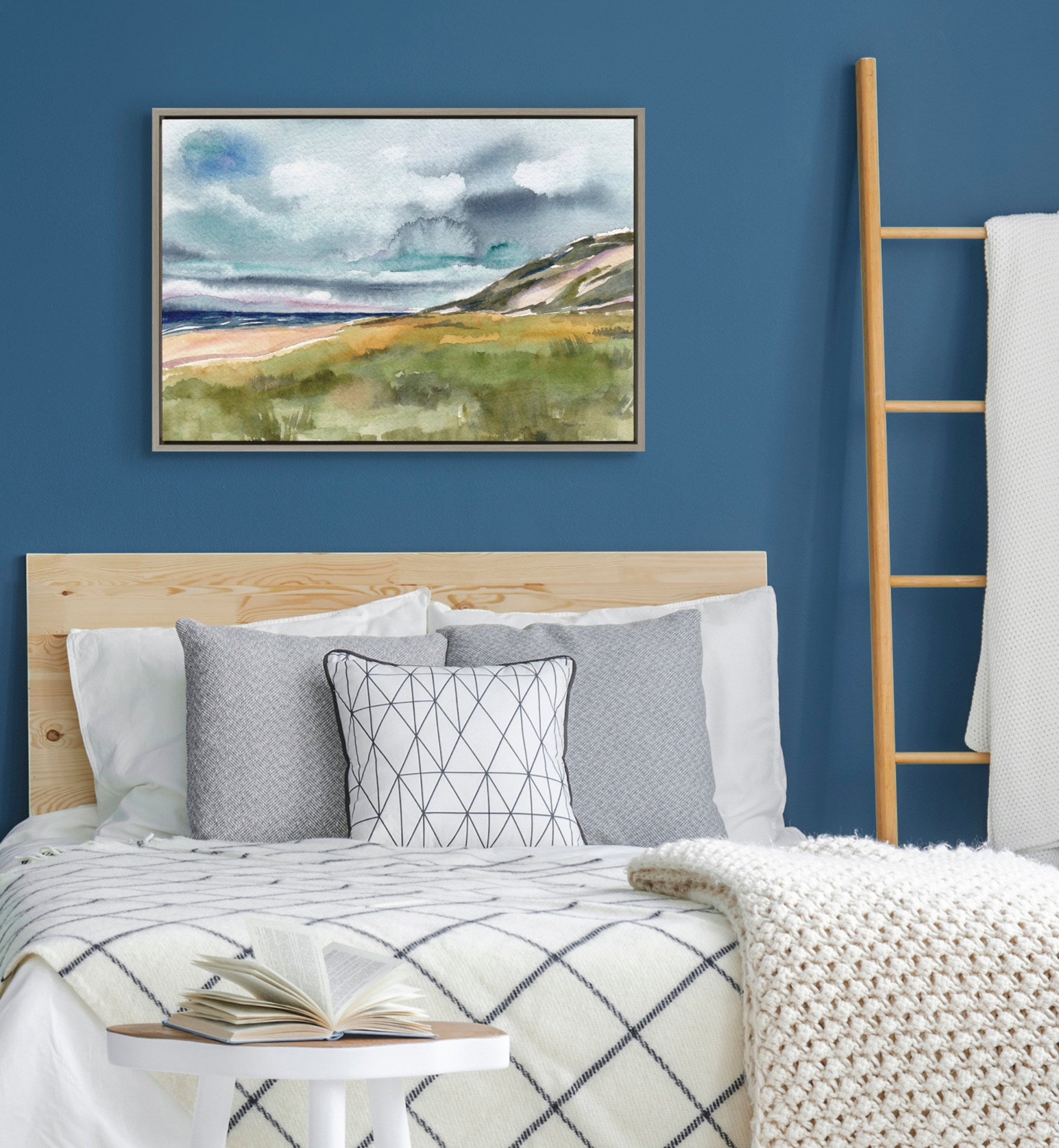 Sylvie Seascape Framed Canvas by Patricia Shaw