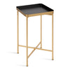 Celia Metal Tray Accent Table