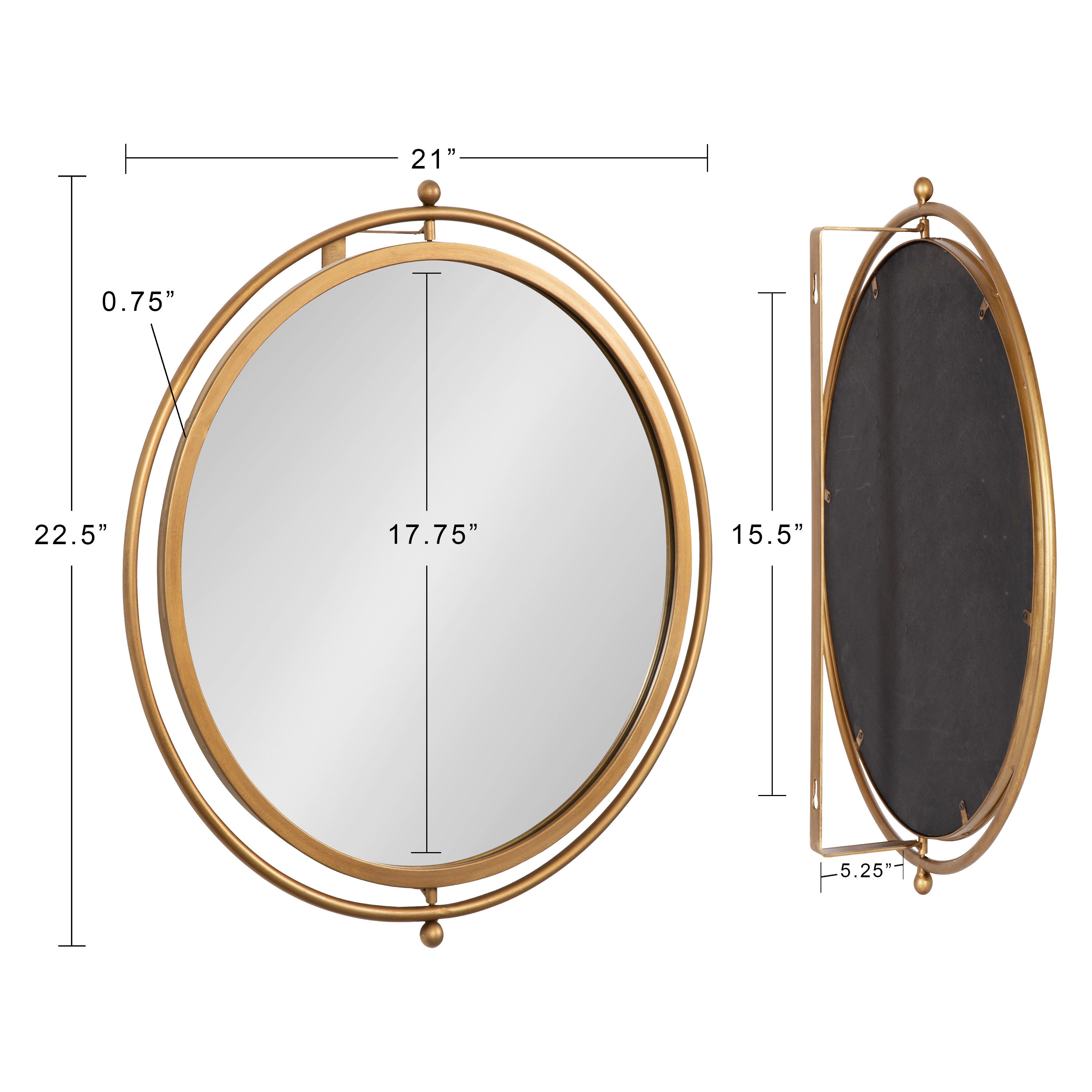 Baron Pivot Mirror