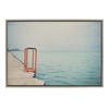 Sylvie The Orange Steps Framed Canvas by Laura Evans